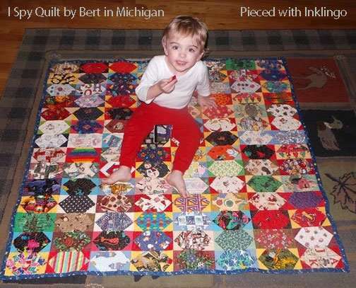 I Spy - with alphabet - Baby Quilt Kit