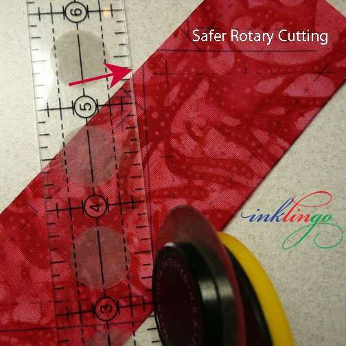 Safe rotary cutting with Inklingo