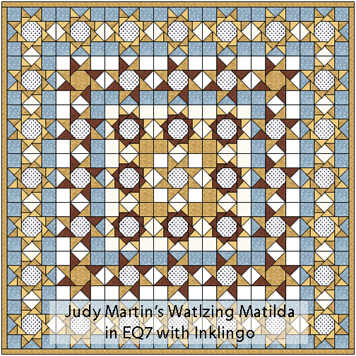 Judy Martin's Waltzing Matilda in EQ