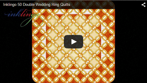 Video with 50 Inklingo Double Wedding Ring Designs