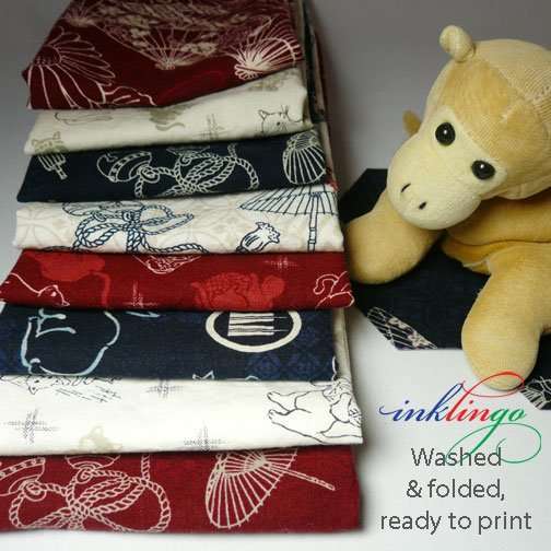 Inklingo - Washed and folded fabric