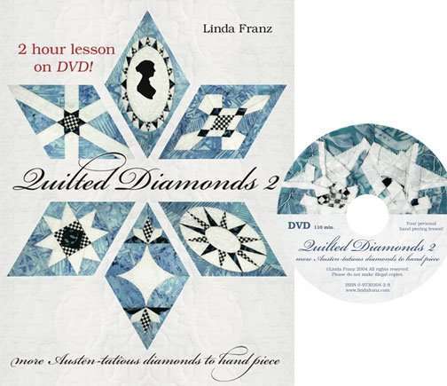 Quilted Diamonds 2 book and dvd