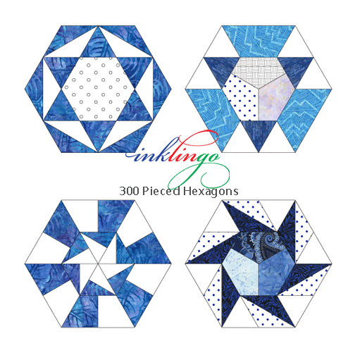 Inklingo Pieced Hexagons