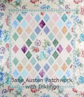 Jane Austen Patchwork Quilt