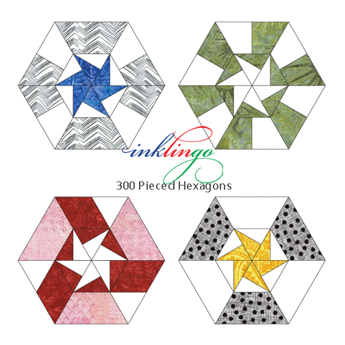 Inklingo 300 Pieced Hexagons