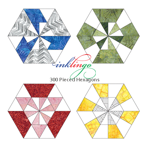 Inklingo 300 Pieced Hexagons