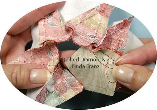 Quilted Diamonds 2 by Linda Franz