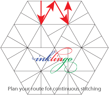 Pieced-Hex-continuous-stitching