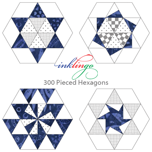 Pieced Hexagons