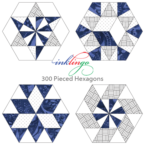 Pieced Hexagons