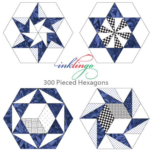 Pieced Hexagons