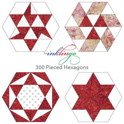 Pieced Hexagons