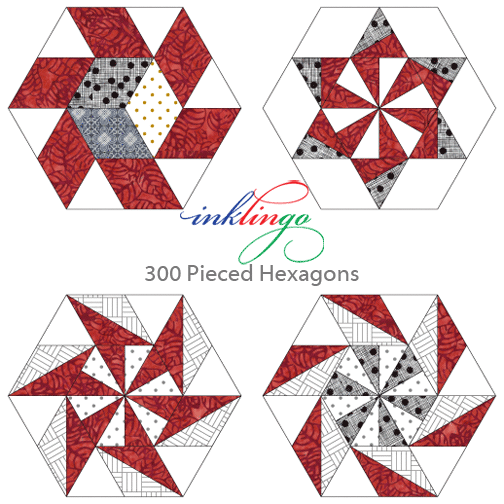 Pieced Hexagons