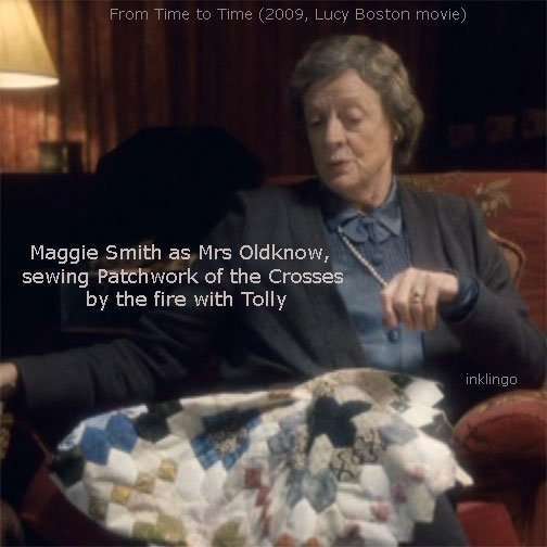 Maggie Smith sewing Patchwork of the Crosses