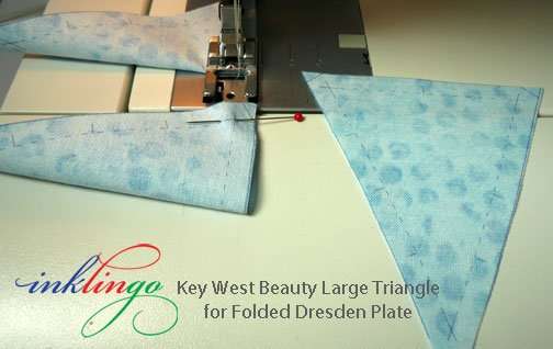 Key West Beauty for Dresden Plate