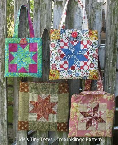 Tilde's Tiny Totes - FREE Inklingo Pattern