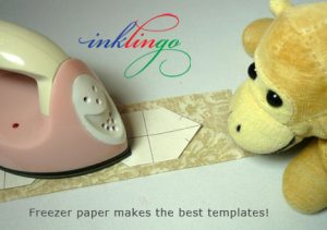 Freezer paper templates