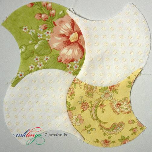 Clamshell Quilt 4 patches