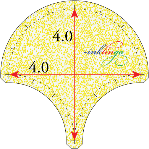 Clamshell template 4 inch