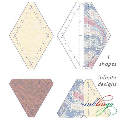 Inklingo 60° Diamond 1.75 inch Shape Collection