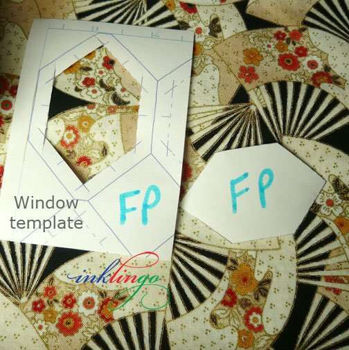 Window template and no seam allowance template