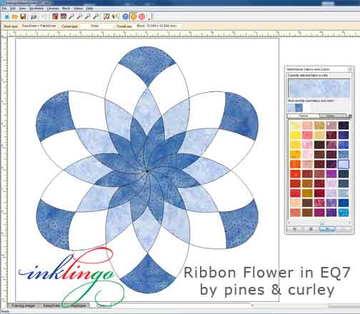 Inklingo Ribbon Flower in EQ7