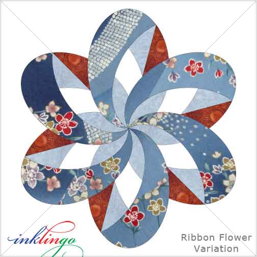 Ribbon Flower quilt