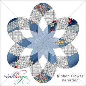 Inklingo Ribbon Flower Variation