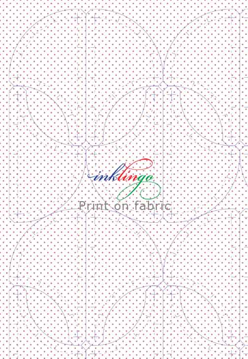Print Clamshell on fabric