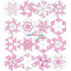 a few 300 Pieced Hexagons