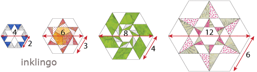 300 Pieced Hexagon Designs