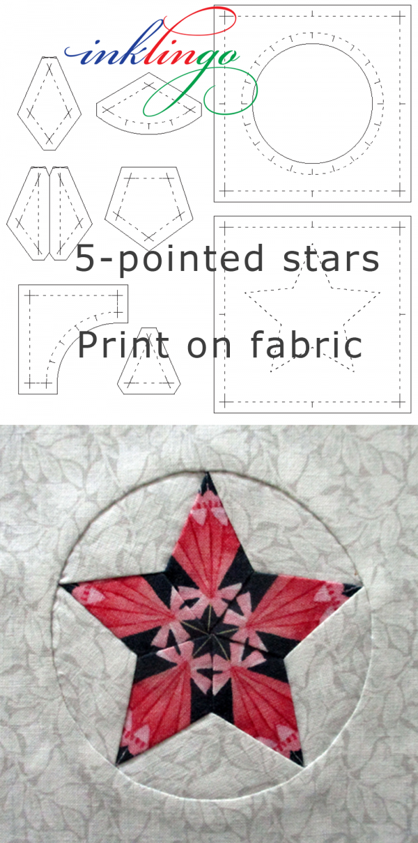 5-Pointed Star Quilt Block