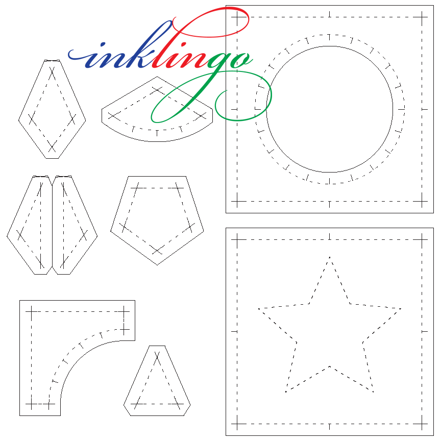 templates for 5-pointed star 4 inch