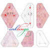 0.75 inch 60° Diamond + Triangles