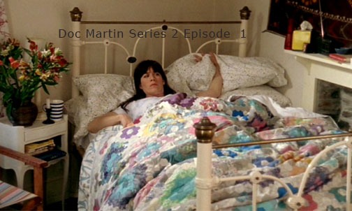 Hexagon Quilt on Doc Martin