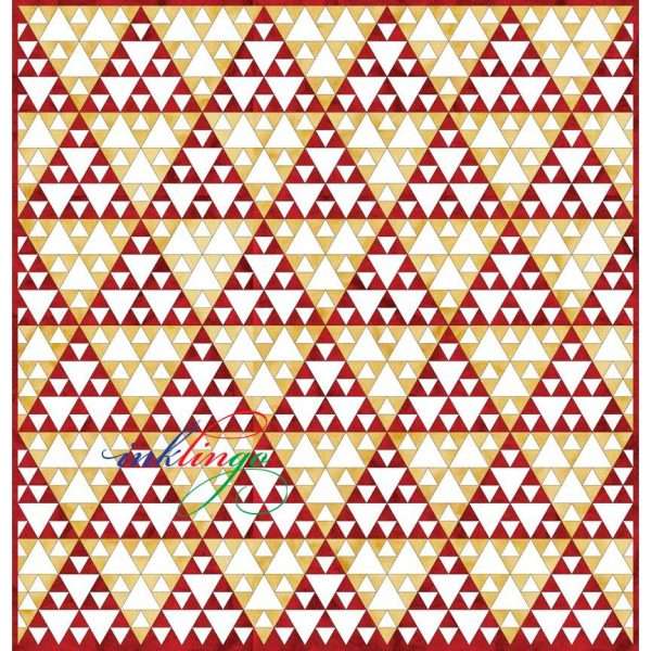 quilt with 60° triangles