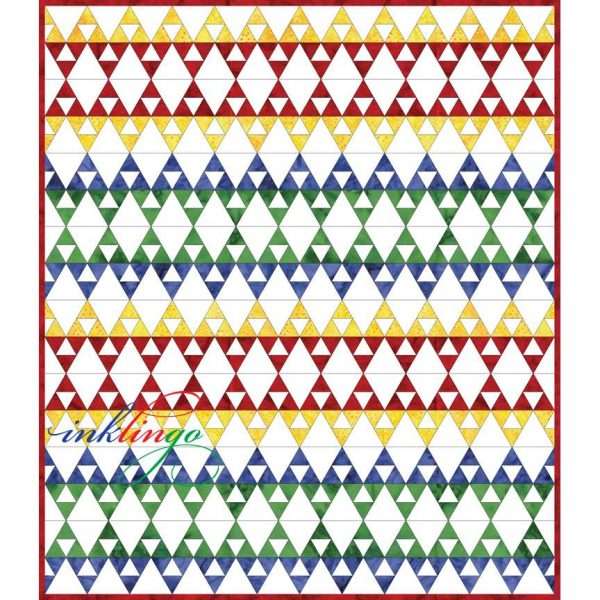 quilt with 60° triangles