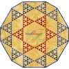 quilt with 60° triangles