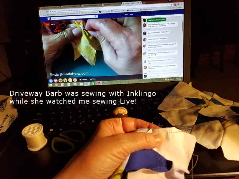 Sewing with Inklnigo Live