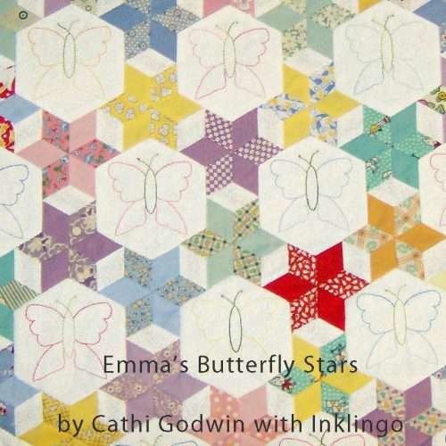 Emma's Butterfly Stars Download - Quilt with Inklingo