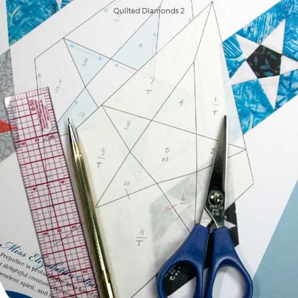 hand piecing with freezer paper templates