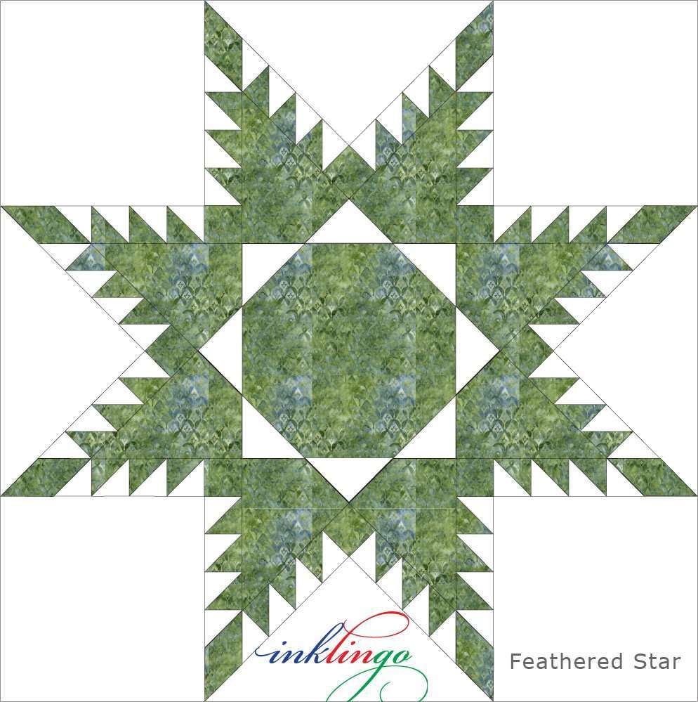 Feathered Star Quilt Shapes