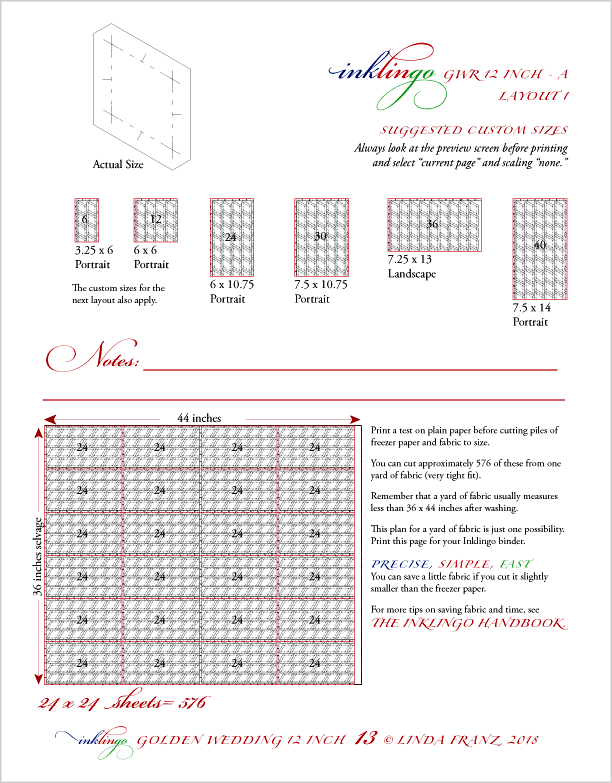 Inklingo Custom Page Sizes