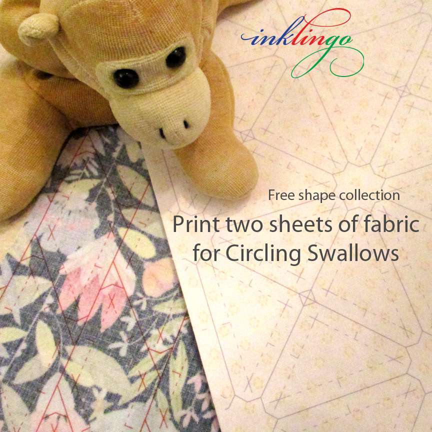 print QST and diamonds for Circling Swallows