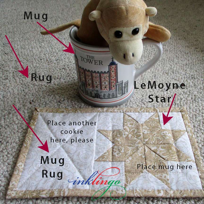 LeMoyne Star Mug Rug