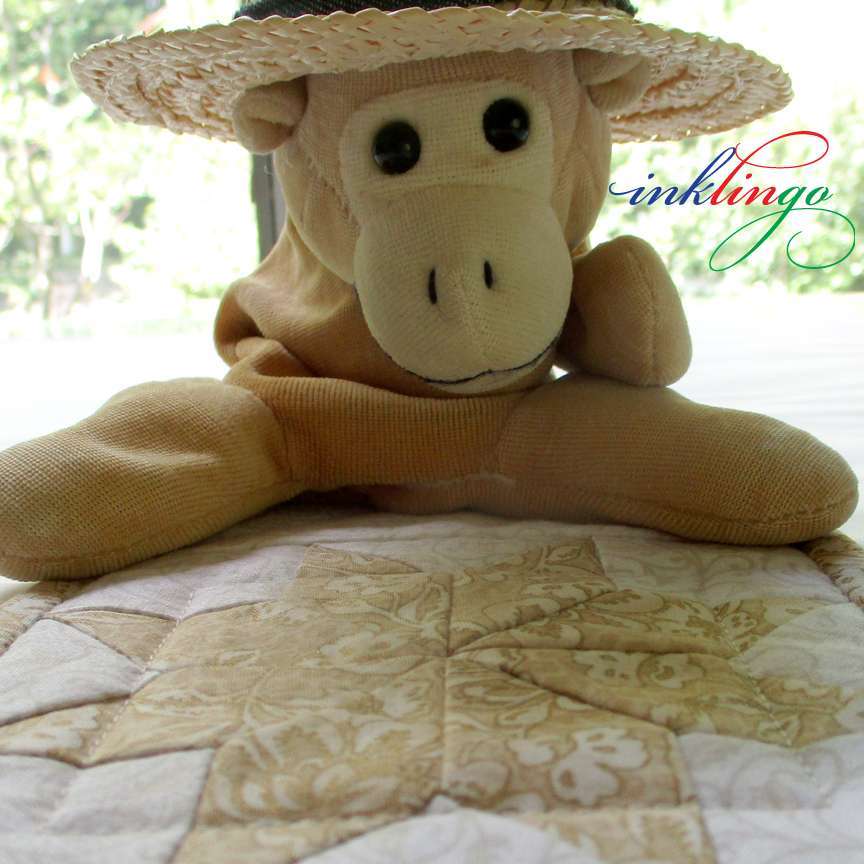 Monkey in a sunhat