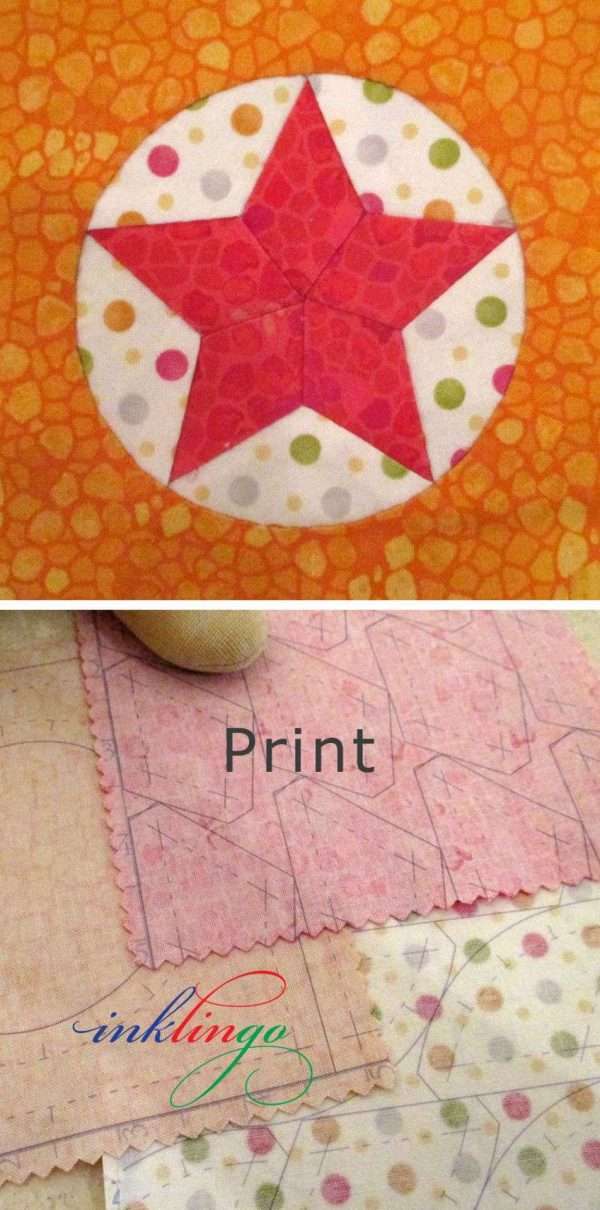 5-Pointed Star Quilt Block