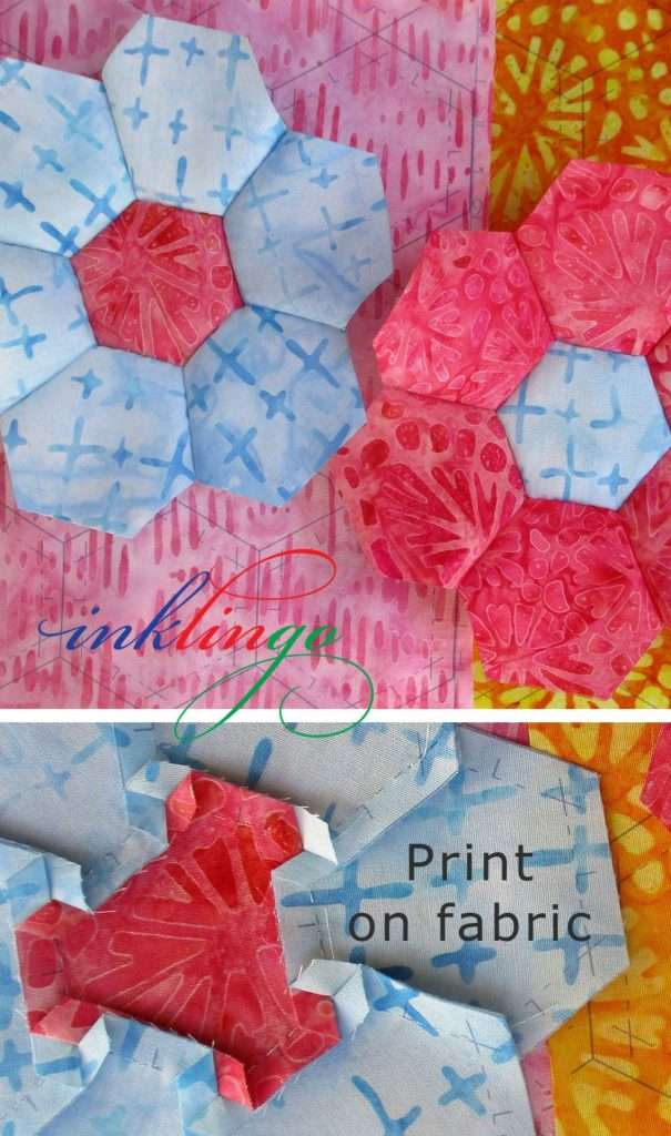 hexagons to print on fabric