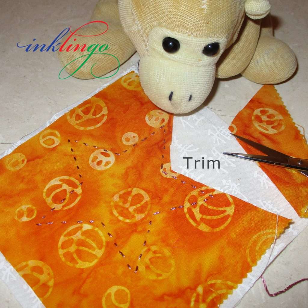 trim for applique back-baste star 