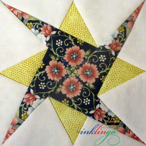 Fussy Cut Starry Path quilt